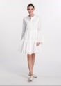 White openwork baby doll dress SUKDT-0236-12(W25)