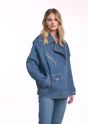 Oversized women's denim jacket KURDT-0568-69(W25)